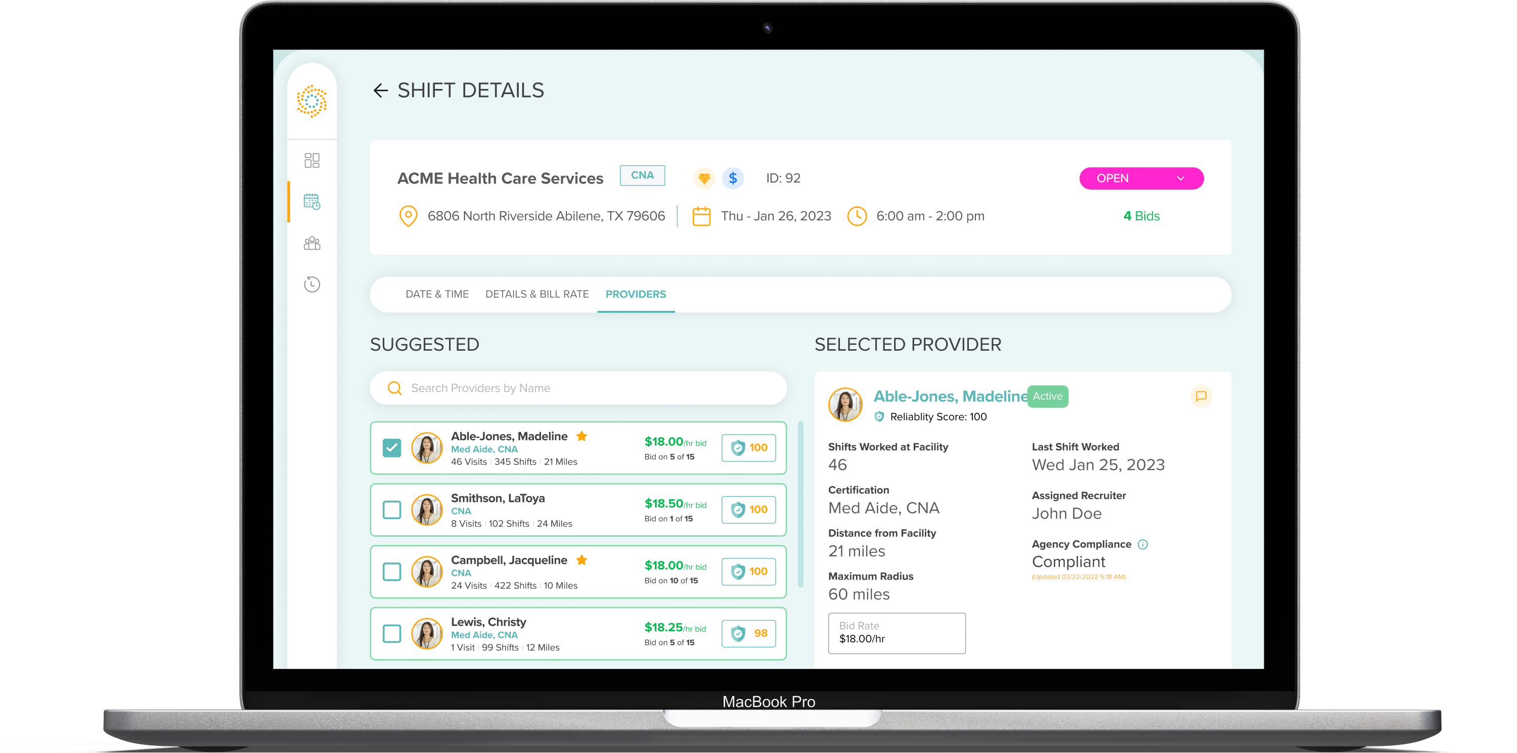 DirectCare Shifts Reliability Score for nurses and CNAs is a revolutionary leap above other healthcare staffing companies. Improve you treatment and patient care with DirectCare Shifts.
