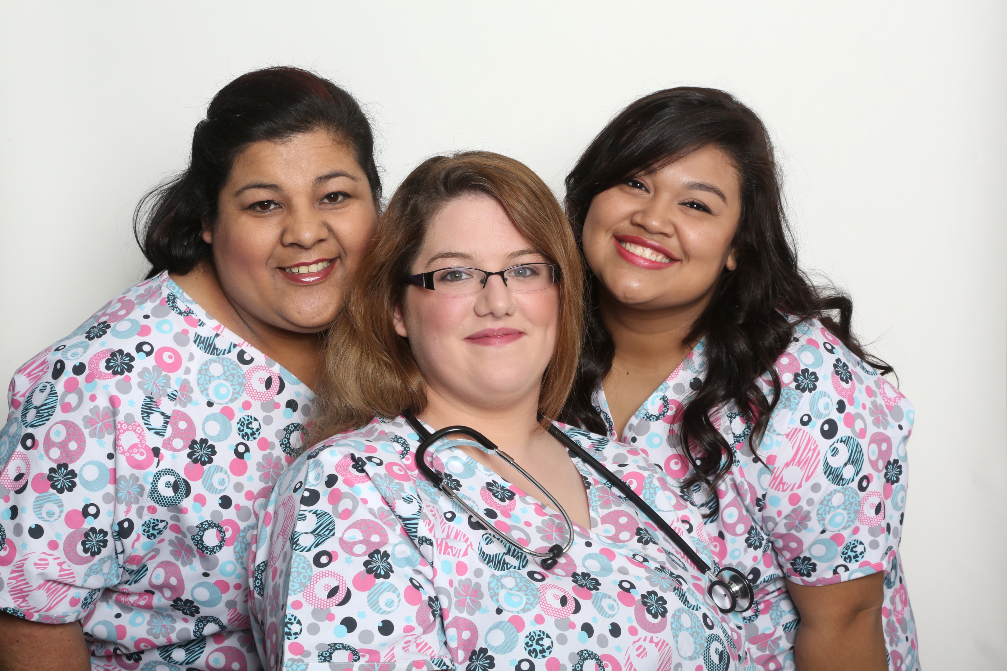 Group of Certified Nursing Assistants (CNAs) working as a nursing assistant PRN. 